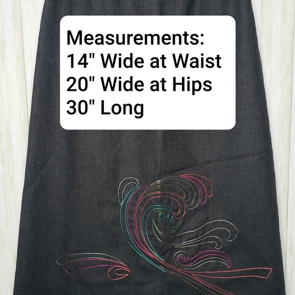 Vintage Harve Benard Skirt A-Line 100% Wool Women's Size 6 Petite Gray - Picture 4 of 9